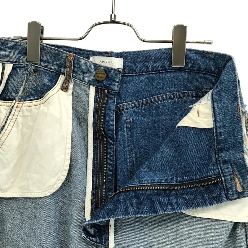 AMERI / アメリ | REVERSE STRAIGHT DENIM / リバース デニムパンツ | 26 | レディース