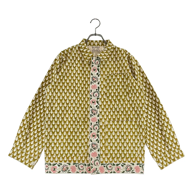 SZ Blockprints / エスゼットブロックプリント | ボタニカル プリント シャツジャケット | XS/S | レディース