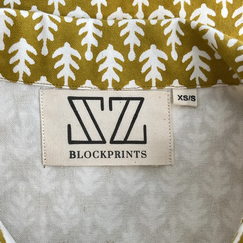 SZ Blockprints / エスゼットブロックプリント | ボタニカル プリント シャツジャケット | XS/S | レディース