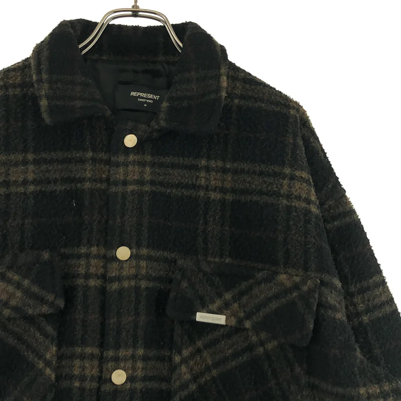 REPRESENT / リプレゼント | Tartan Wool Overshirt フランネルシャツ | M | メンズ