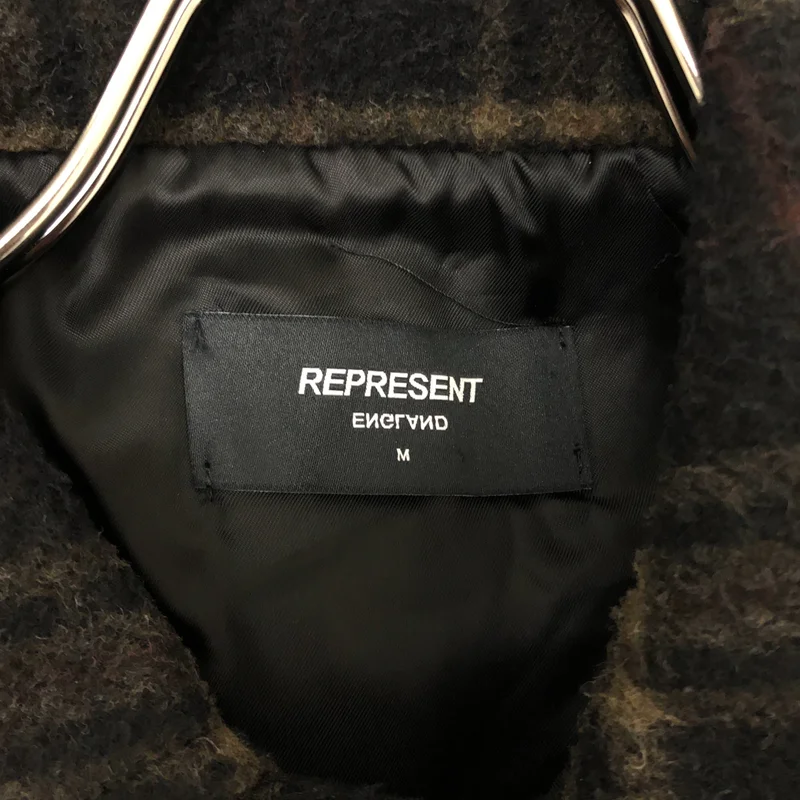 REPRESENT / リプレゼント | Tartan Wool Overshirt フランネルシャツ | M | メンズ