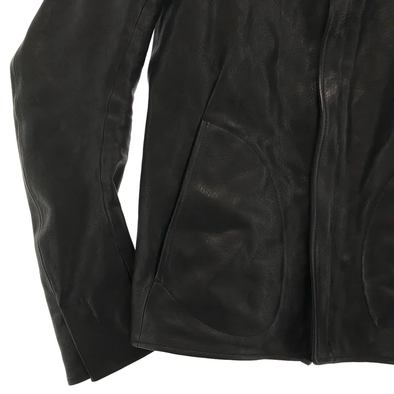 incarnation / インカネーション | HORSE RAGGRINZITA LEATHER HIGH COLLAR レザージャケット | M | メンズ