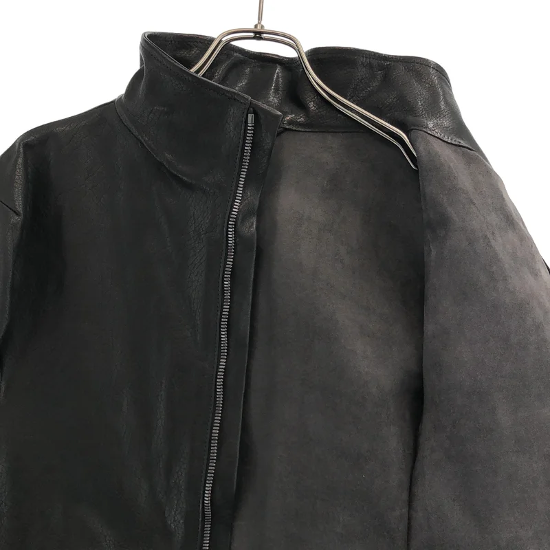 incarnation / インカネーション | HORSE RAGGRINZITA LEATHER HIGH COLLAR レザージャケット | M | メンズ