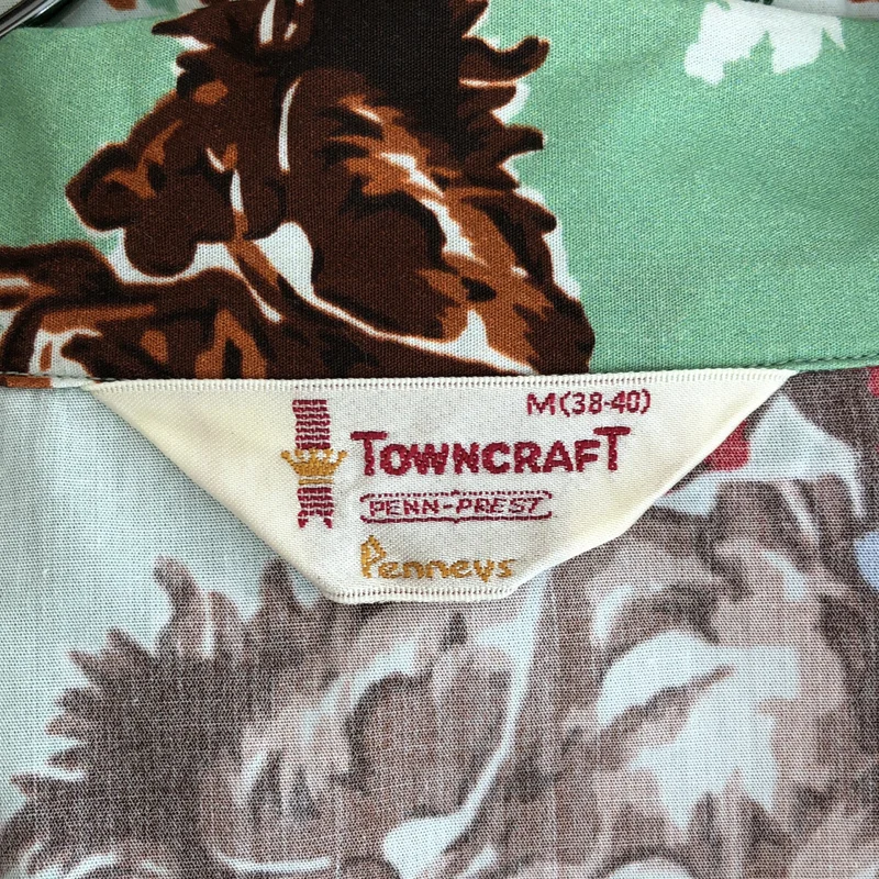 TOWN CRAFT / タウンクラフト | カウボーイ柄 パジャマシャツ | M | メンズ