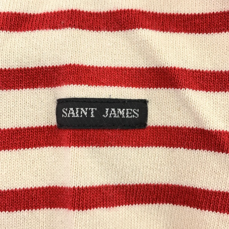 SAINT JAMES / セントジェームス | OUESSANT / ウエッソン ボーダー ボートネック バスク カットソー | XS | レディース