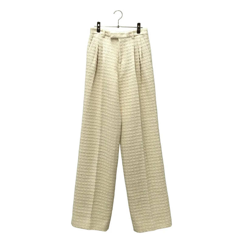 GUCCI / グッチ | ツイード タック スラックス パンツ | 38 | レディース