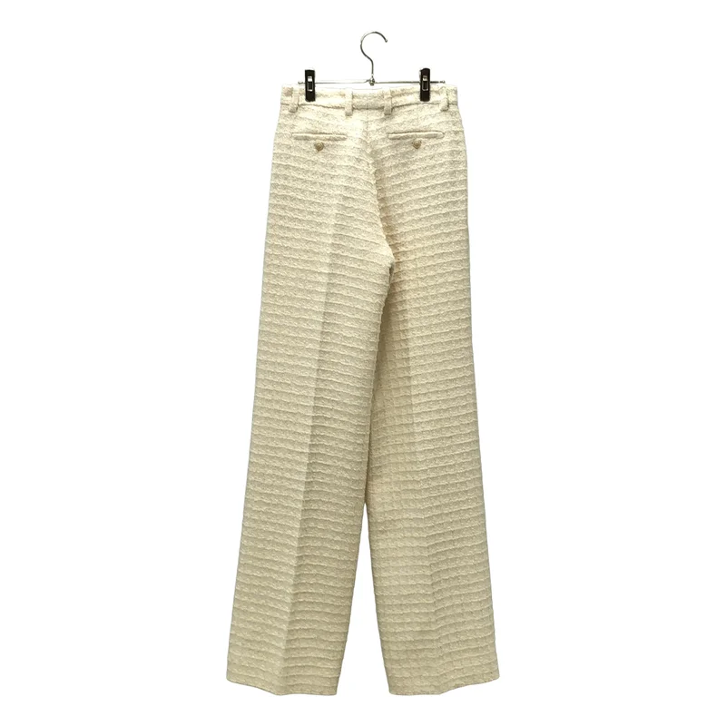 GUCCI / グッチ | ツイード タック スラックス パンツ | 38 | レディース