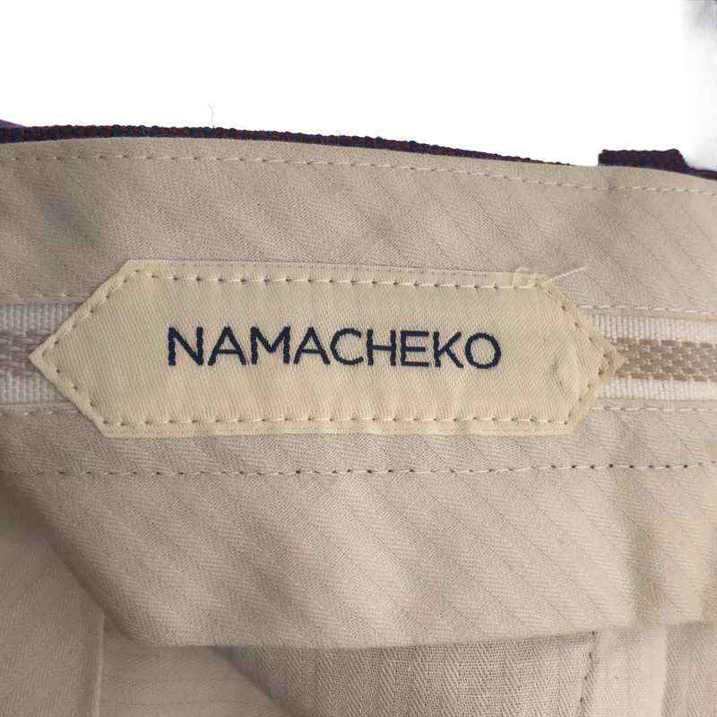 NAMACHEKO / ナマチェコ | ウール ナイロン ストレートスラックス | M | メンズ