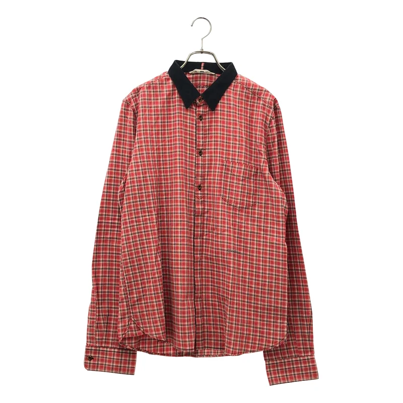 GOLDEN GOOSE / ゴールデングース | チェック シャツ_長袖 G22U521.A2 | L | メンズ