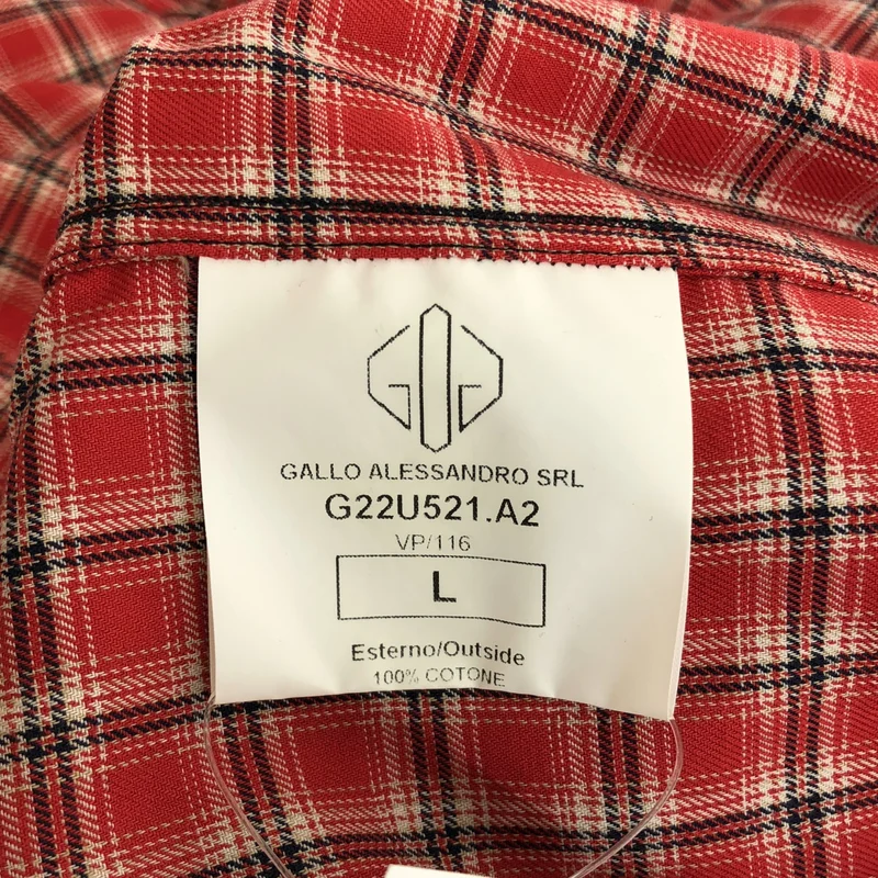 GOLDEN GOOSE / ゴールデングース | チェック シャツ_長袖 G22U521.A2 | L | メンズ