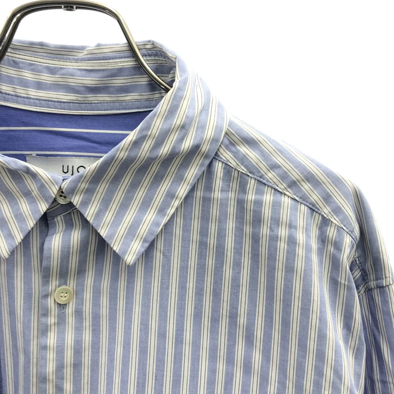 UJOH / ウジョー | Switching Pocket Shirt / オーバーシルエット ストライプ シャツ | 4 | メンズ