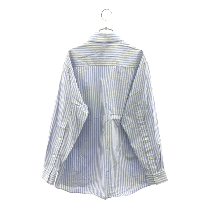 UJOH / ウジョー | Switching Pocket Shirt / オーバーシルエット ストライプ シャツ | 4 | メンズ
