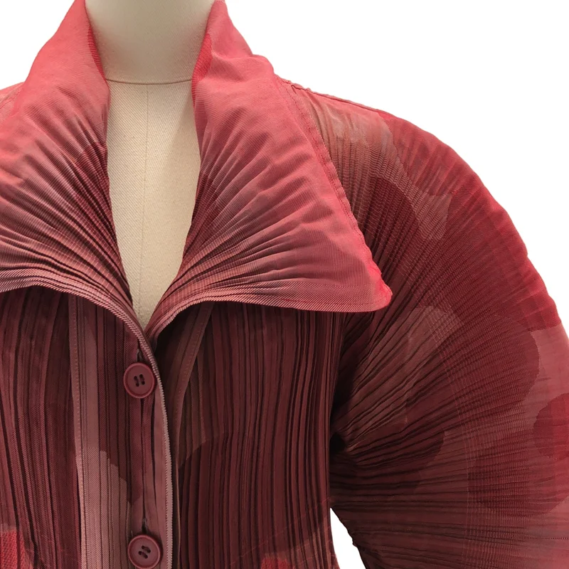 ISSEY MIYAKE FETE / イッセイミヤケフェット | A-POC INSIDE / 変形 プリーツ ワイドスリーブ ドレス ワンピース | 2 | レディース