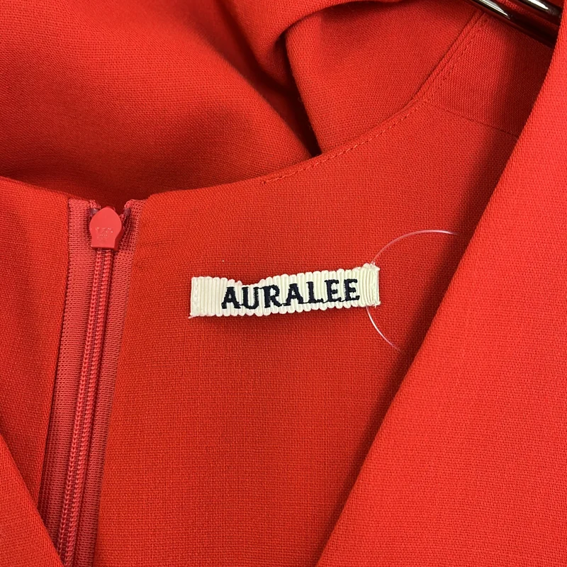 AURALEE / オーラリー | 2023AW | TENSE WOOL DOUBLE CLOTH DRESS / オーバーシルエット サイドポケット ワンピース | 1 | レディース