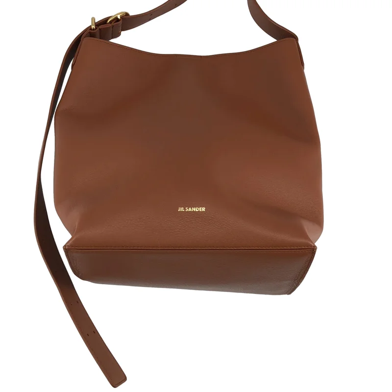 JIL SANDER / ジルサンダー | Cannolo レザー トートバッグ | UN1 | レディース