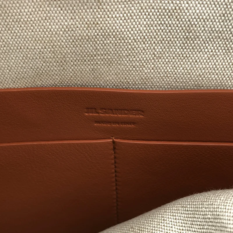 JIL SANDER / ジルサンダー | Cannolo レザー トートバッグ | UN1 | レディース