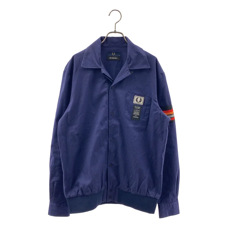 FRED PERRY / フレッドペリー | コットン オープンカラー シャツジャケット |