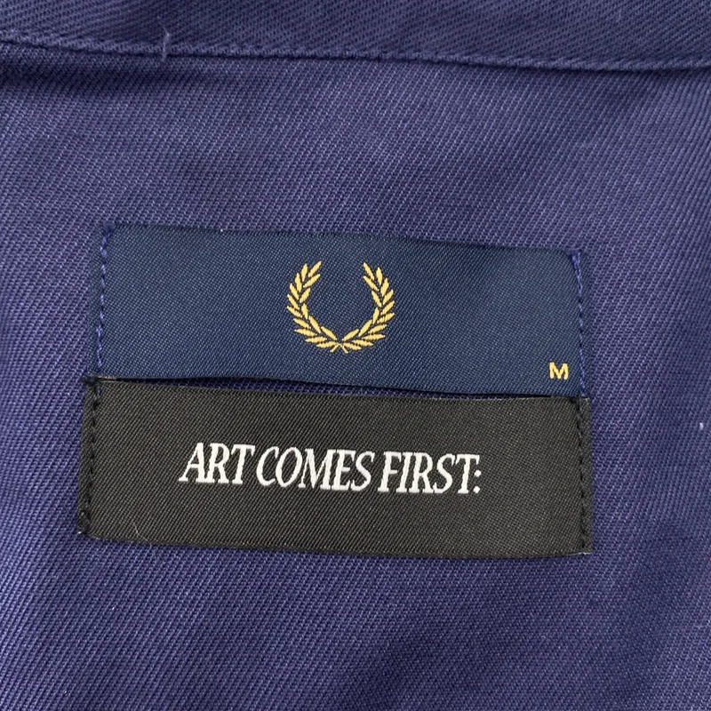 FRED PERRY / フレッドペリー | コットン オープンカラー シャツジャケット |