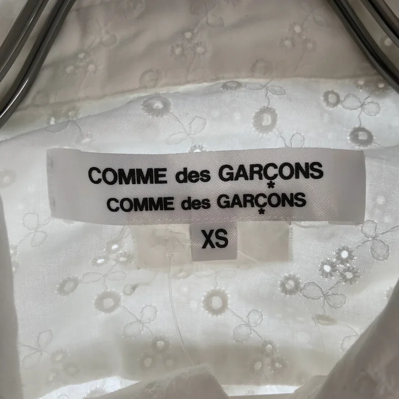 COMME des GARCONS COMME des GARCONS / コムコム | 2012SS | コットン 丸襟 レース シャツ | XS | レディース