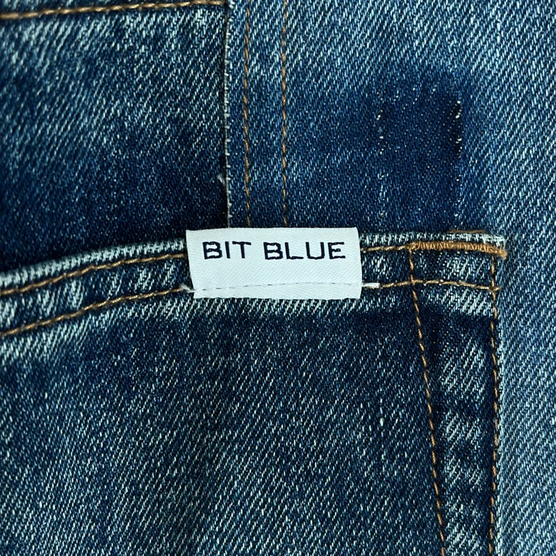 BITBLUE / ビットブルー | 再構築 カットオフ スリット デニムスカート | M | レディース