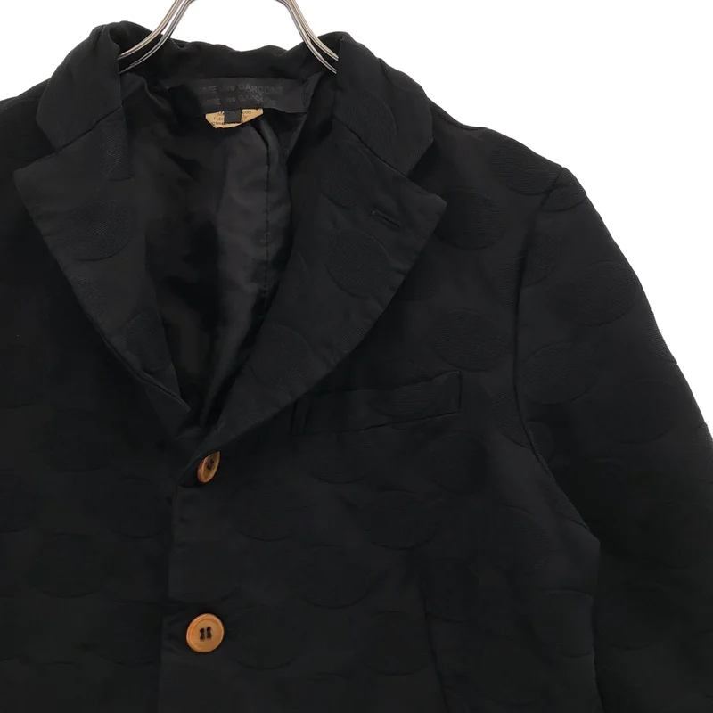 COMME des GARCONS COMME des GARCONS / コムコム | 2022SS | ポリエステル 縮絨 ドット ショートテーラードジャケット | S | レディース