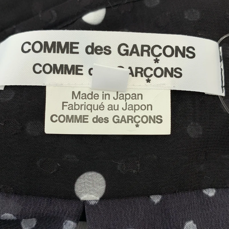COMME des GARCONS COMME des GARCONS / コムコム | 2022AW | ドット フリルカラー シフォンブラウス | S | レディース