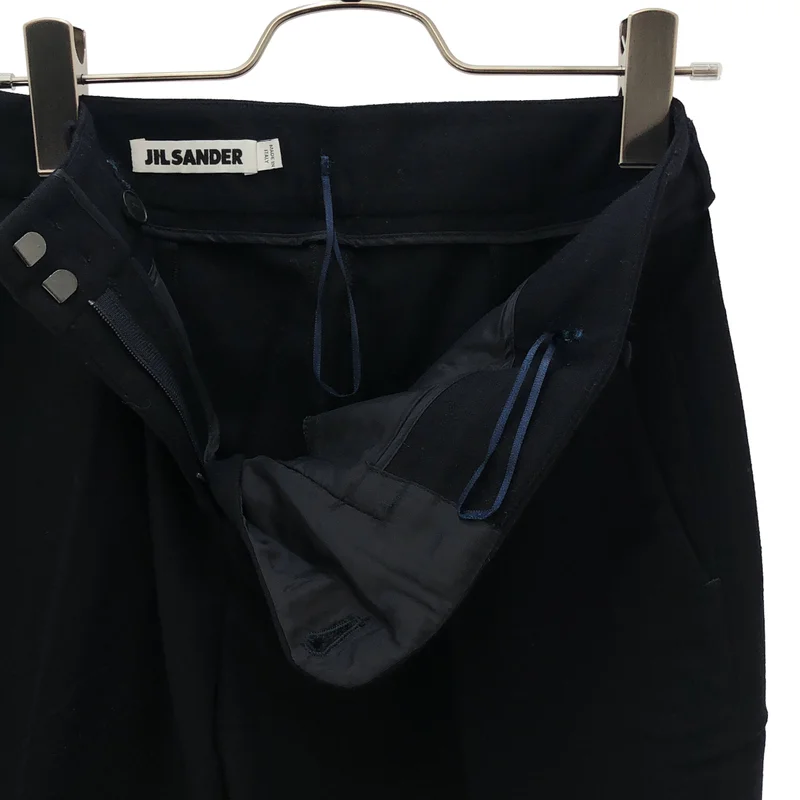 JIL SANDER / ジルサンダー | ウールストレッチ スラックス 20112W01956 | 34 | レディース