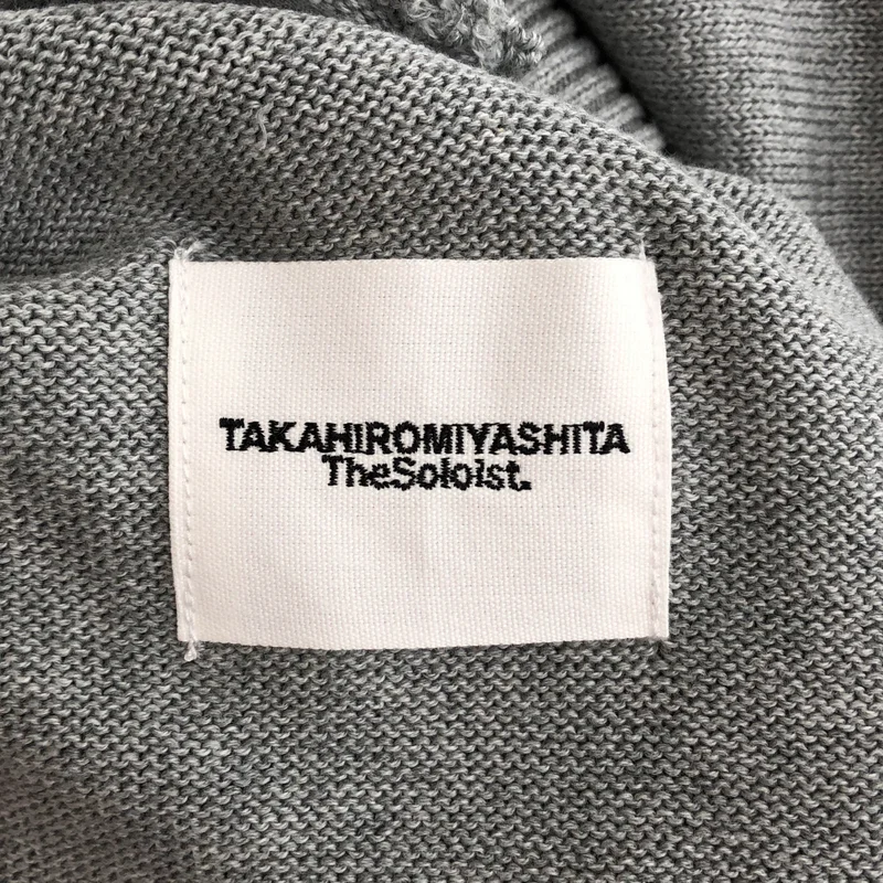 TAKAHIROMIYASHITA The Soloist / タカヒロミヤシタザソロイスト | 2023SS | コットン バックジップ ロング ニットポロシャツ | 44 | メンズ