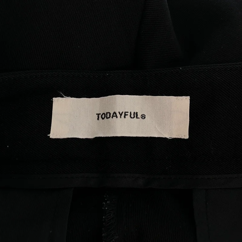 TODAYFUL / トゥデイフル | Tuck Twill Trousers / ツイル タックワイドパンツ | 36 | レディース