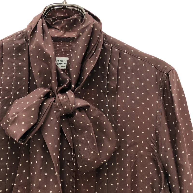 robe de chambre COMME des GARCONS / ローブドシャンブルコムデギャルソン | ドット ボウタイシャツ_長袖 |