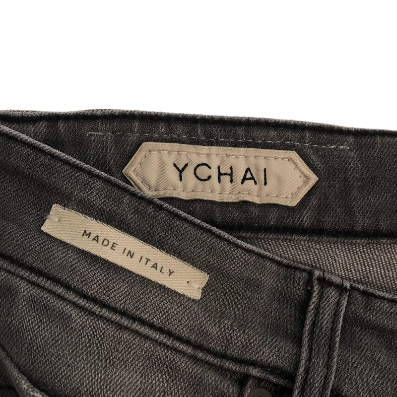 YCHAI / イカイ | ROBUSTO ダメージ加工 テーパードデニムパンツ | 26 | レディース