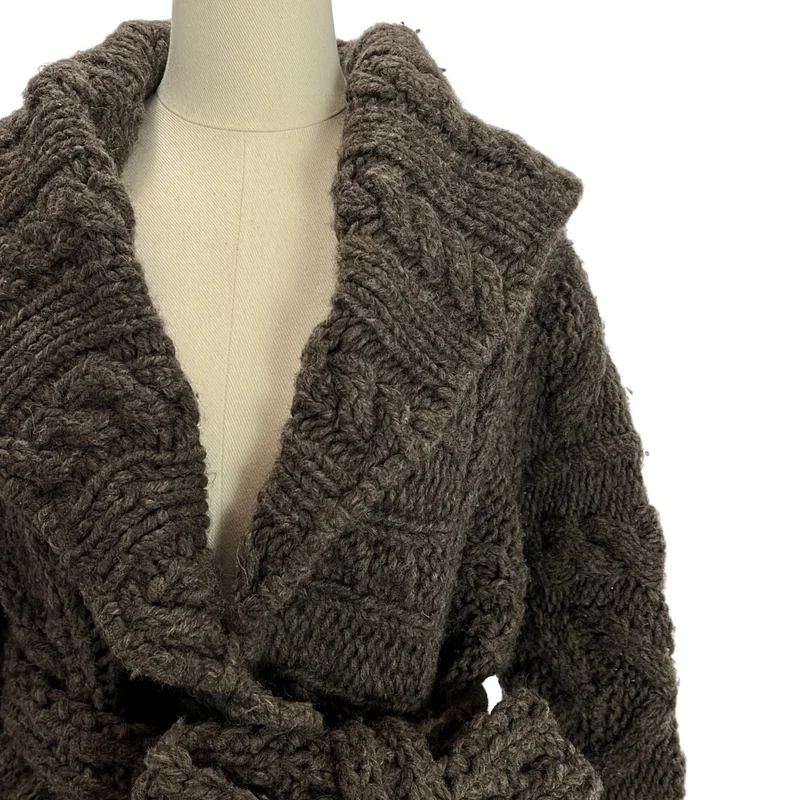 tricot COMME des GARCONS / トリココムデギャルソン | 2006AW | ウール ケーブルニット ガウンカーディガン |