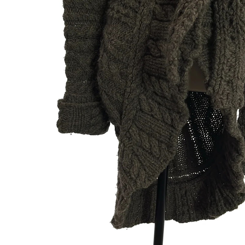 tricot COMME des GARCONS / トリココムデギャルソン | 2006AW | ウール ケーブルニット ガウンカーディガン |