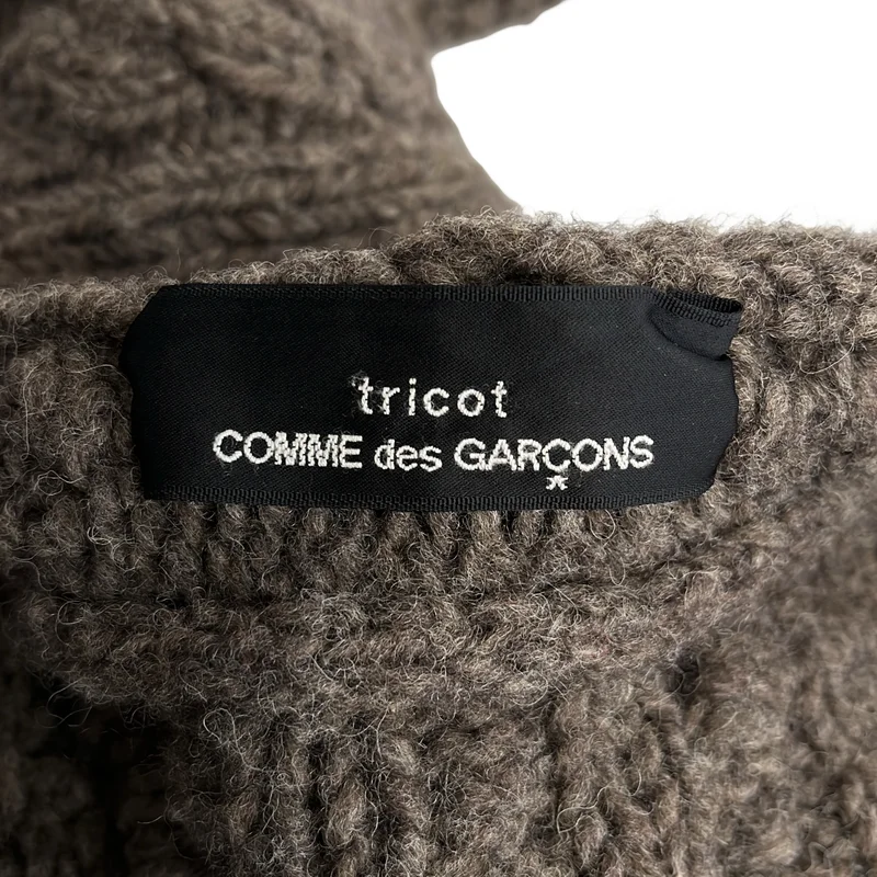 tricot COMME des GARCONS / トリココムデギャルソン | 2006AW | ウール ケーブルニット ガウンカーディガン |