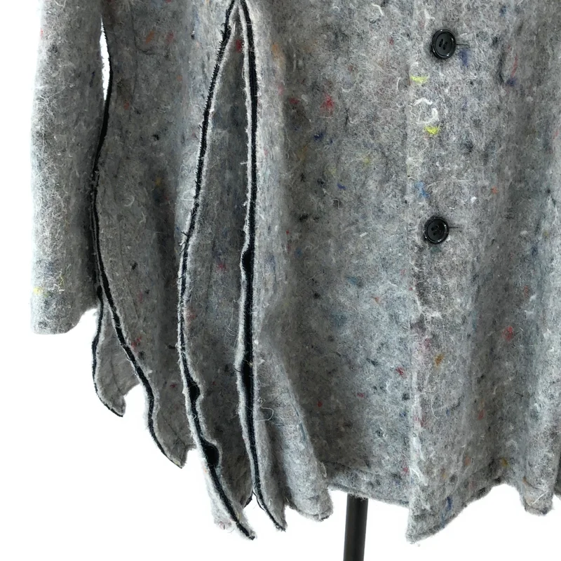 COMME des GARCONS / コムデギャルソン | 2012AW | ボンディング加工 オーバーサイズジャケット | S | レディース