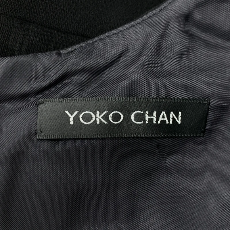 YOKO CHAN / ヨーコチャン | ノースリーブ ペプラムワンピース | 38 | レディース