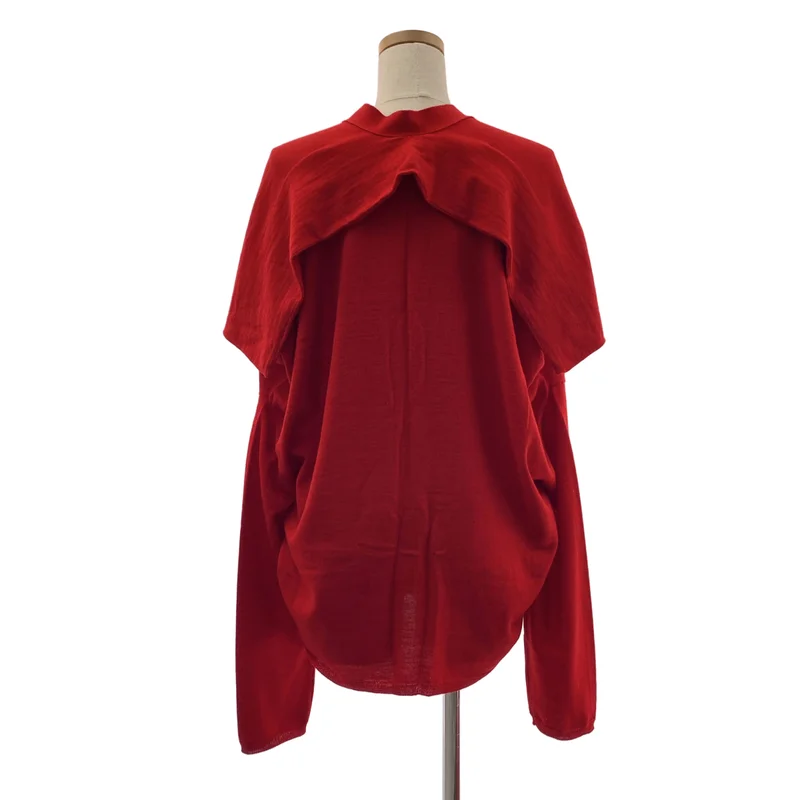 COMME des GARCONS / コムデギャルソン | 2025SS | ウール 変形 オーバーシルエット ニット カーディガン | S | レディース
