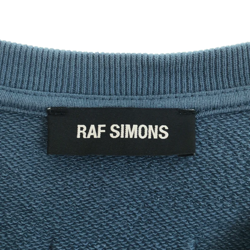 RAF SIMONS / ラフシモンズ | 2018AW | ロゴプリント クルーネック スウェット | L | メンズ