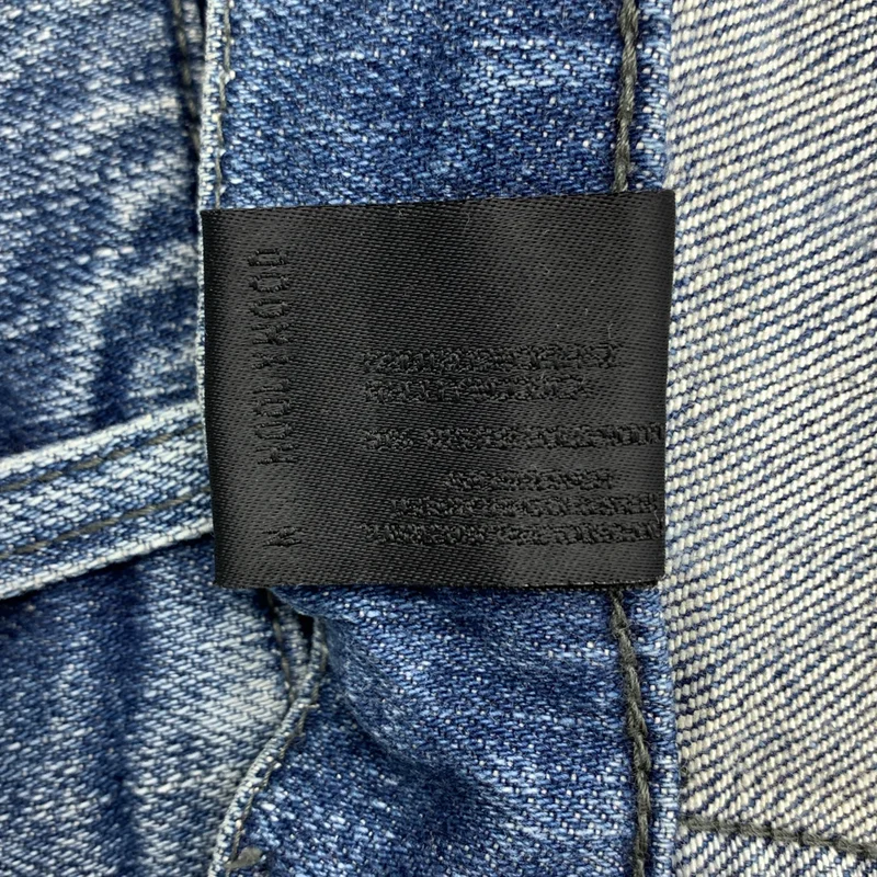 N.HOOLYWOOD / エヌハリウッド | ヴィンテージ加工 カットオフ デニムパンツ | 38 | メンズ