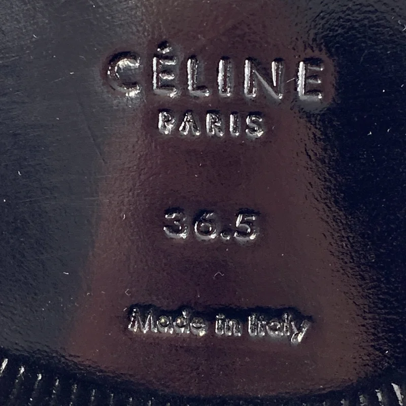 CELINE / セリーヌ | レザー レースアップシューズ | 36.5 | レディース