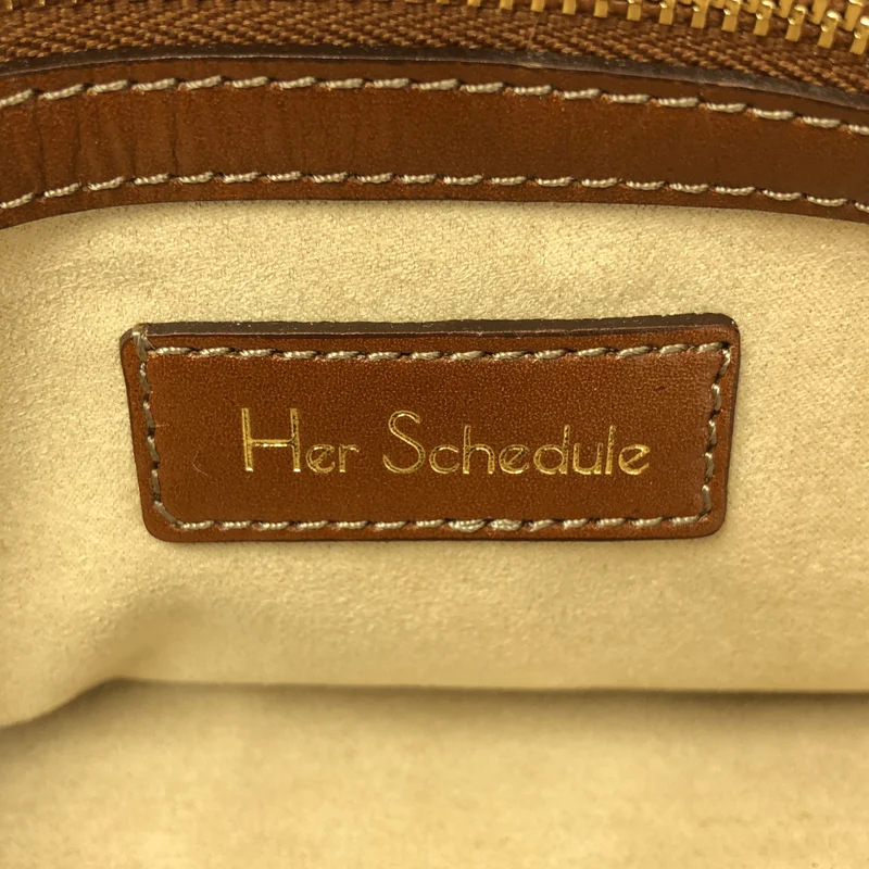 Her Schedule / ハースケジュール | ロゴ フラップ Wスケジュールトート バッグ |