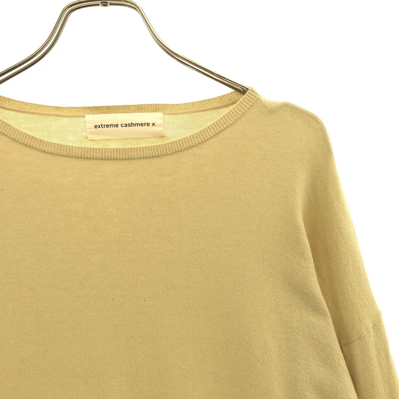 extreme cashmere / エクストリームカシミヤ | コットン カシミヤ クルーネックニット | F | レディース