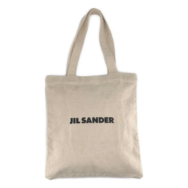 JIL SANDER / ジルサンダー | ロゴプリント キャンバストートバッグ |