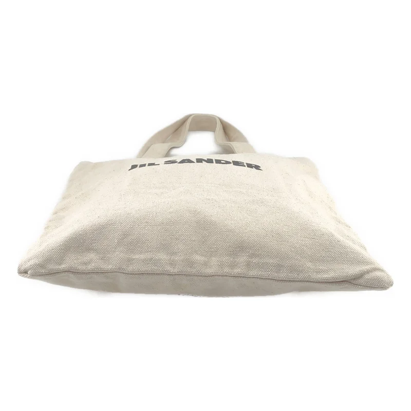 JIL SANDER / ジルサンダー | ロゴプリント キャンバストートバッグ |