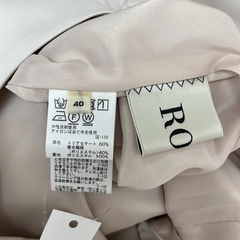 ROPE' / ロペ | バックジップ ドレス ワンピース / 総裏地 | 40 | レディース