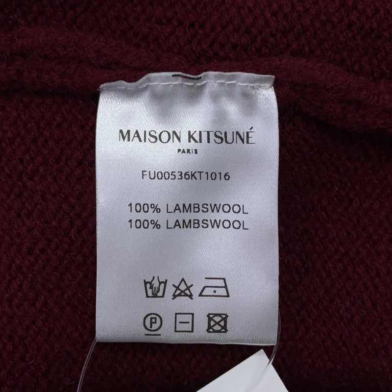 MAISON KITSUNE / メゾンキツネ | ウール フォックス ニット セーター | XXS | メンズ