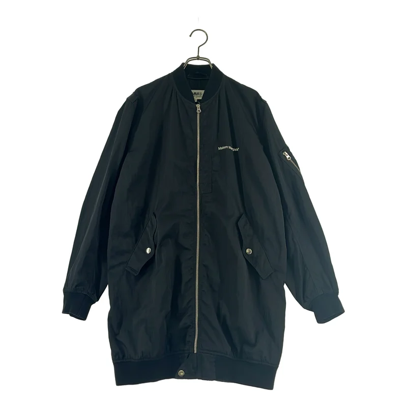 MM6 Maison Margiela / エムエムシックスメゾンマルジェラ | 2020AW | ロゴプリント ロングボンバージャケット | 40 | レディース