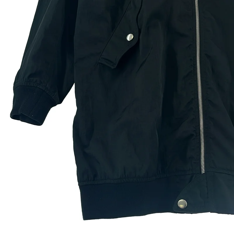 MM6 Maison Margiela / エムエムシックスメゾンマルジェラ | 2020AW | ロゴプリント ロングボンバージャケット | 40 | レディース