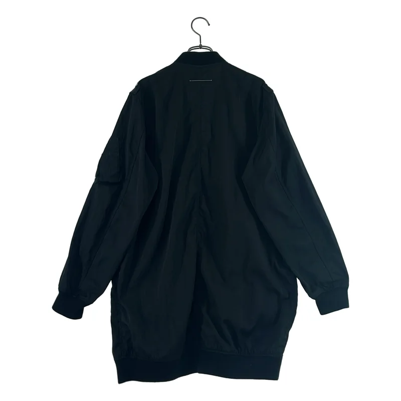MM6 Maison Margiela / エムエムシックスメゾンマルジェラ | 2020AW | ロゴプリント ロングボンバージャケット | 40 | レディース