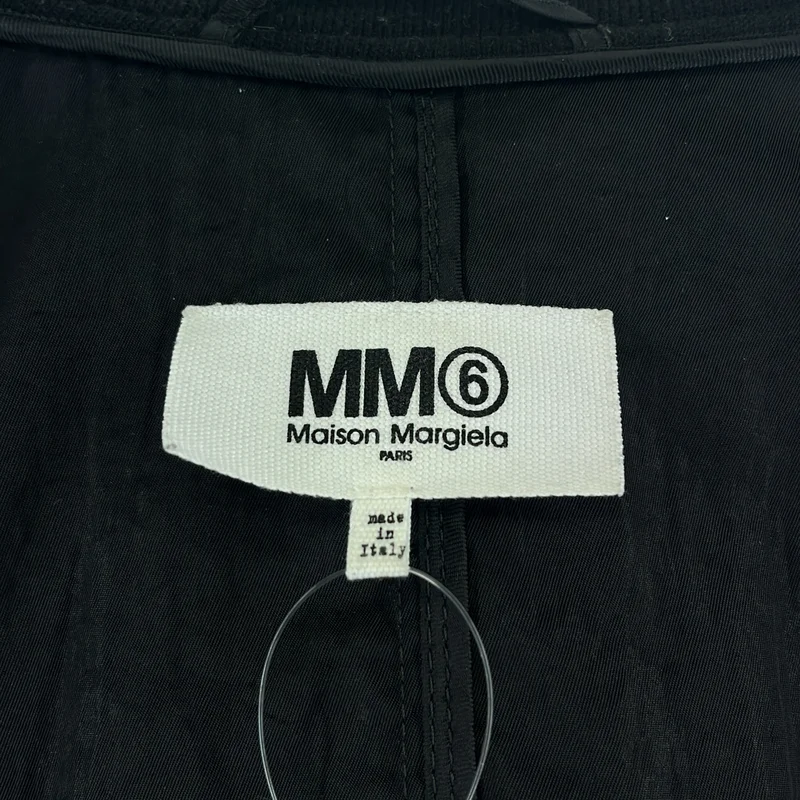 MM6 Maison Margiela / エムエムシックスメゾンマルジェラ | 2020AW | ロゴプリント ロングボンバージャケット | 40 | レディース
